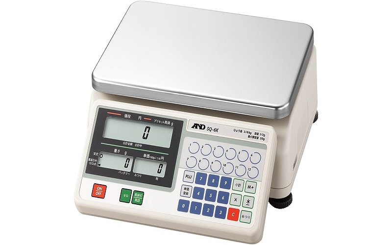 日本AND--带检定的秤数字计价SQ系列  SQ-6K